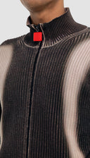 Fisherman Curve Zip Up Sweater Hummus