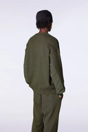 Pull bomber homme bi-matière Aldric Khaki