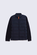 Cardigan zippé matelassé bi-matière Alessandro Night