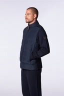 Cardigan zippé matelassé bi-matière Alessandro Night