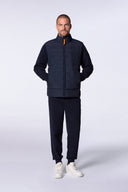 Cardigan zippé matelassé bi-matière Alessandro Night