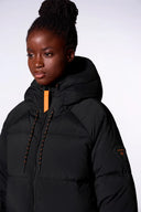 Doudoune mixte oversize à capuche Azael Glacier Noir