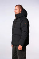 Doudoune mixte oversize à capuche Azael Glacier Noir