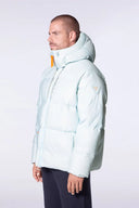 Doudoune mixte oversize à capuche Azael Glacier