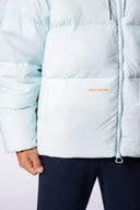 Doudoune mixte oversize à capuche Azael Glacier