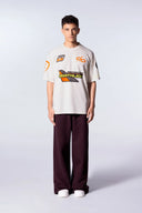 Tee-shirt baseball avec impressions Bastos
