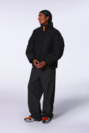 Doudoune mixte oversize en ripstop Gael Noir