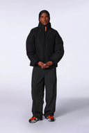Doudoune mixte oversize en ripstop Gael Noir