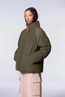 Doudoune mixte oversize en ripstop Gael Khaki