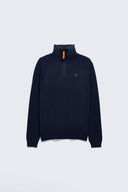 Pull mixte col zippé Lewis Patch Night