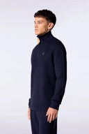 Pull mixte col zippé Lewis Patch Night
