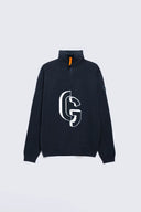 Pull mixte en maille jacquard Lewis Night