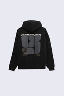 Sweat à capuche Titouan Geometric Black