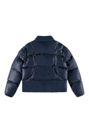 9-Dots Curve Puffer Navy Blue