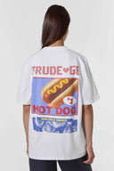 T-shirt Gertrude Léon Hotdog Blanc