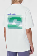 T-shirt Gertrude Léon Stripe Blanc