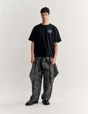 MMII PROFILE FOX OVERSIZE TEE-SHIRT P199 - BLACK