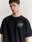 MMII PROFILE FOX OVERSIZE TEE-SHIRT P199 - BLACK