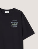 MMII PROFILE FOX OVERSIZE TEE-SHIRT P199 - BLACK