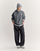 MAISON KITSUNÉ HANDWRITING FADED OVERSIZE HOODIE 0612 - TURBULENCE FADED
