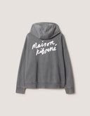 MAISON KITSUNÉ HANDWRITING FADED OVERSIZE HOODIE 0612 - TURBULENCE FADED
