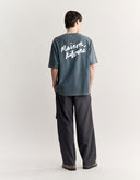 MAISON KITSUNÉ HANDWRITING FADED OVERSIZE TEE-SHIRT 0612 - TURBULENCE FADED