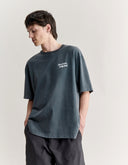 MAISON KITSUNÉ HANDWRITING FADED OVERSIZE TEE-SHIRT 0612 - TURBULENCE FADED