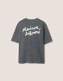 MAISON KITSUNÉ HANDWRITING FADED OVERSIZE TEE-SHIRT 0612 - TURBULENCE FADED