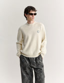 FOX HEAD MILANO LAMBSWOOL JUMPER 0383 - PURE ECRU