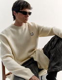 FOX HEAD MILANO LAMBSWOOL JUMPER 0383 - PURE ECRU