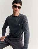 Fox Head Faded Comfort Tee Black Faded