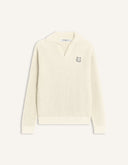 Polo Jumper Fox Head Ribbed Sandshell