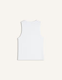 MAISON KITSUNE PARIS RIBBED TANK TOP