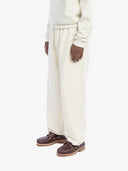 Le jogging molletonné beige