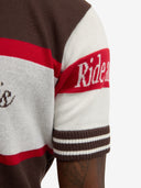 Le maillot de cycliste en maille marron