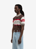 Le maillot de cycliste en maille marron