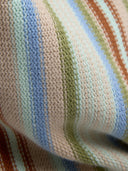 Le cardigan à rayures marron