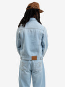 La veste du postier en denim clair délavé