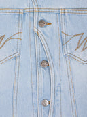 La veste du postier en denim clair délavé