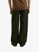 Raw green regular jeans