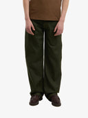 Raw green regular jeans