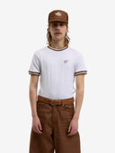 Le t-shirt en maille blanc