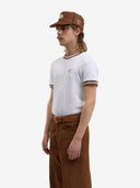 Le t-shirt en maille blanc